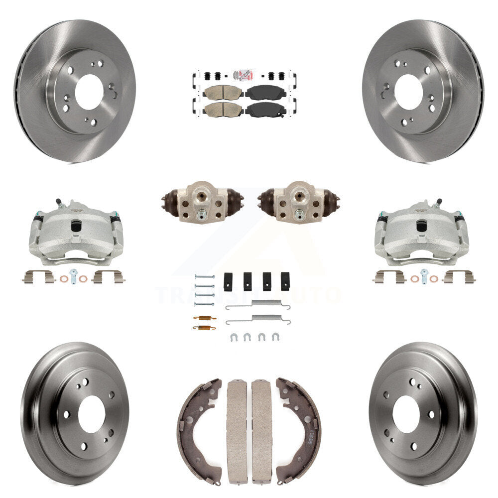 Transit Auto KC8-101703N Disc Brake Kit for 2006-2011 Honda Civic - Front and Rear product image