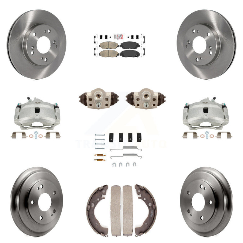 Transit Auto KC8-101703N Disc Brake Kit for 2006-2011 Honda Civic - Front and Rear product image