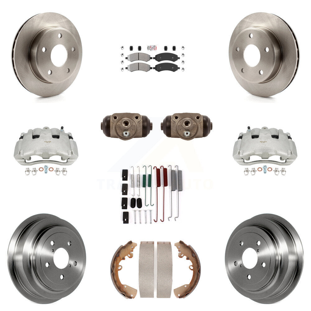 Transit Auto KC8-101709N Disc Brake Kit for 2005-2009 Dodge Dakota, Mitsubishi Raider - Front and Rear product image