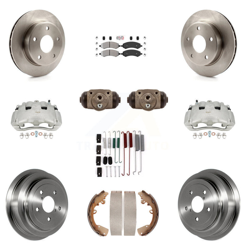 Transit Auto KC8-101709N Disc Brake Kit for 2005-2009 Dodge Dakota, Mitsubishi Raider - Front and Rear product image