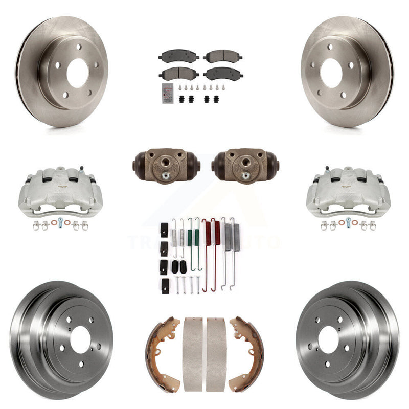 Transit Auto KC8-101710N Disc Brake Kit for 2005-2009 Dodge Dakota, Mitsubishi Raider - Front and Rear product image