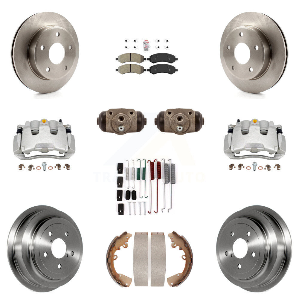 Transit Auto KC8-101714N Disc Brake Kit for 2009-2011 Ram Dakota, Dodge Dakota - Front and Rear product image