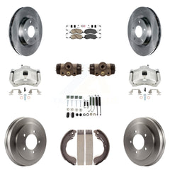 Transit Auto KC8-101717N Disc Brake Kit for 2007-2017 Dodge Caliber, Dodge Avenger, Jeep Compass & more - Front and Rear product image