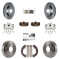 Transit Auto KC8-101718N Disc Brake Kit for 2007-2017 Dodge Caliber, Dodge Avenger, Jeep Compass & more - Front and Rear product image