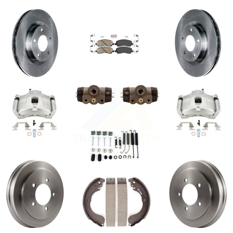 Transit Auto KC8-101718N Disc Brake Kit for 2007-2017 Dodge Caliber, Dodge Avenger, Jeep Compass & more - Front and Rear product image
