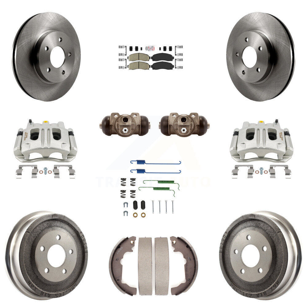 Transit Auto KC8-101728N Disc Brake Kit for 2004-2007 Chevrolet Equinox, Pontiac Torrent, Saturn Vue - Front and Rear product image