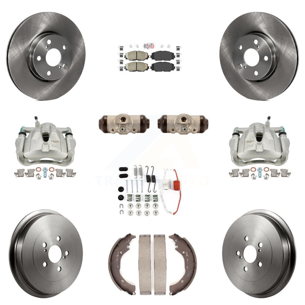 Transit Auto KC8-101735N Disc Brake Kit for 2009-2013 Toyota Corolla - Front and Rear product image