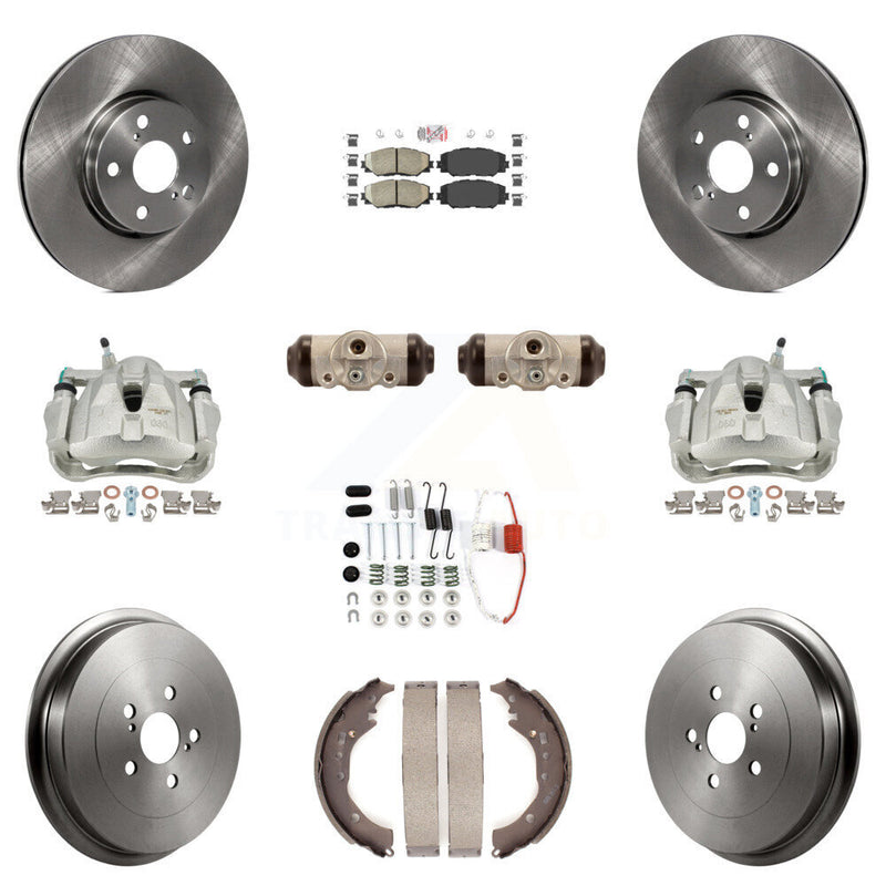 Transit Auto KC8-101735N Disc Brake Kit for 2009-2013 Toyota Corolla - Front and Rear product image