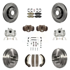Transit Auto KC8-101737N Disc Brake Kit for 2004-2011 Pontiac G3, Chevrolet Aveo5, Pontiac Wave & more - Front and Rear product image