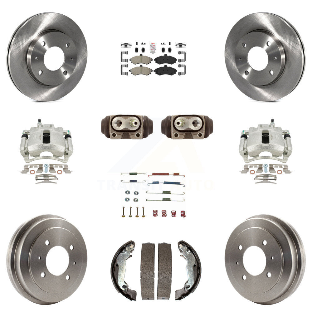Transit Auto KC8-101743N Disc Brake Kit for 2002-2004 Hyundai Elantra - Front and Rear product image