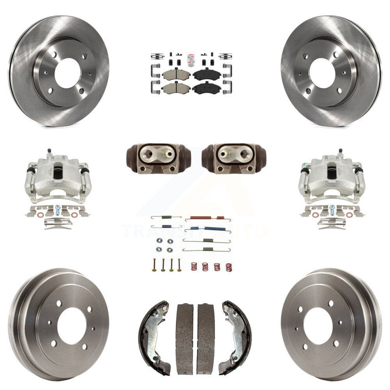 Transit Auto KC8-101743N Disc Brake Kit for 2002-2004 Hyundai Elantra - Front and Rear product image