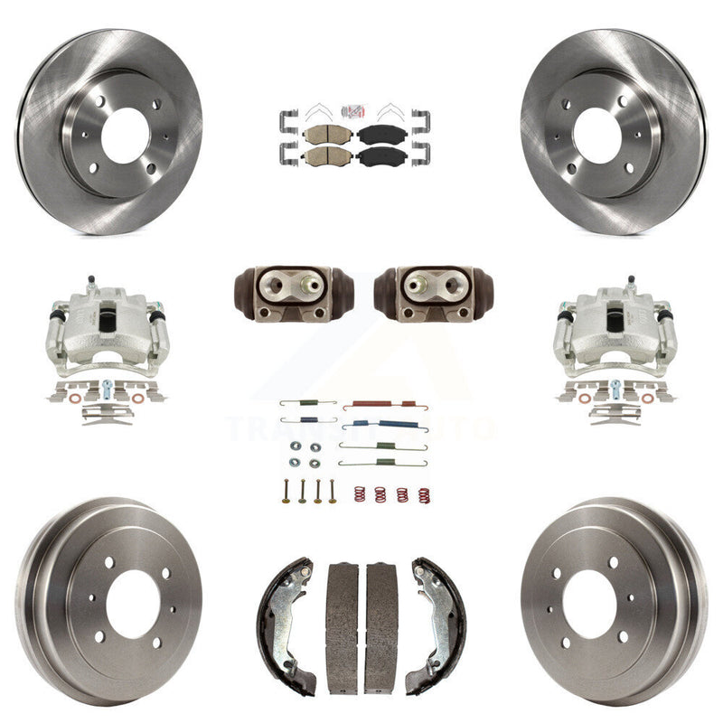 Transit Auto KC8-101744N Disc Brake Kit for 2002 Hyundai Elantra - Front and Rear product image