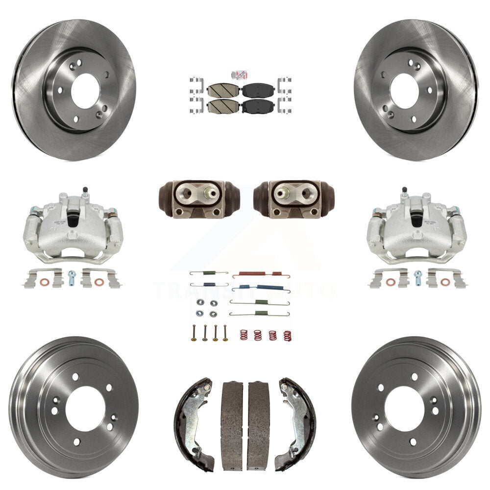 Transit Auto KC8-101747N Disc Brake Kit for 2009-2010 Hyundai Elantra - Front and Rear product image