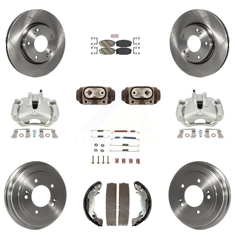 Transit Auto KC8-101747N Disc Brake Kit for 2009-2010 Hyundai Elantra - Front and Rear product image