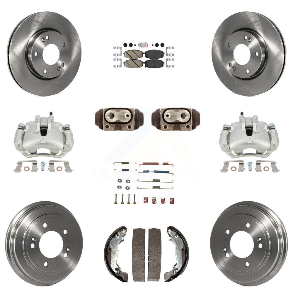 Transit Auto KC8-101748N Disc Brake Kit for 2009-2010 Hyundai Elantra - Front and Rear product image