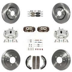 Transit Auto KC8-101748N Disc Brake Kit for 2009-2010 Hyundai Elantra - Front and Rear product image