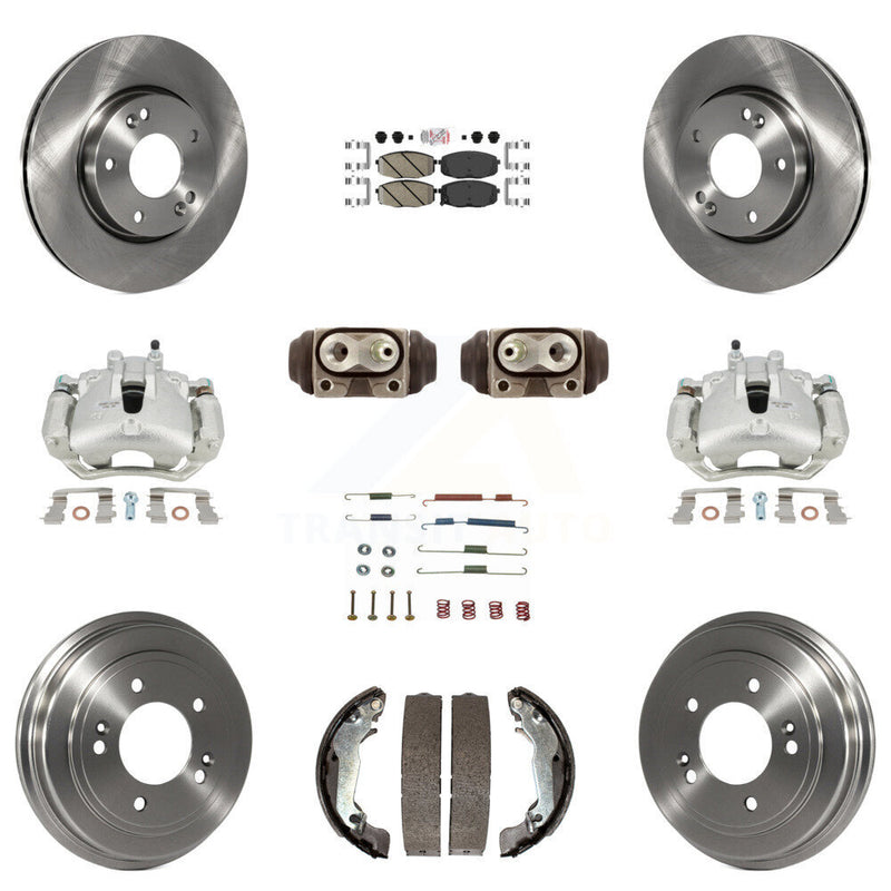 Transit Auto KC8-101748N Disc Brake Kit for 2009-2010 Hyundai Elantra - Front and Rear product image