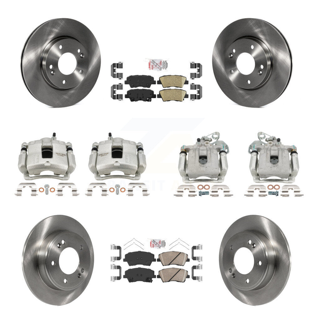 Transit Auto KC8-101749N Disc Brake Kit for 2017-2020 Hyundai Elantra - Front and Rear product image