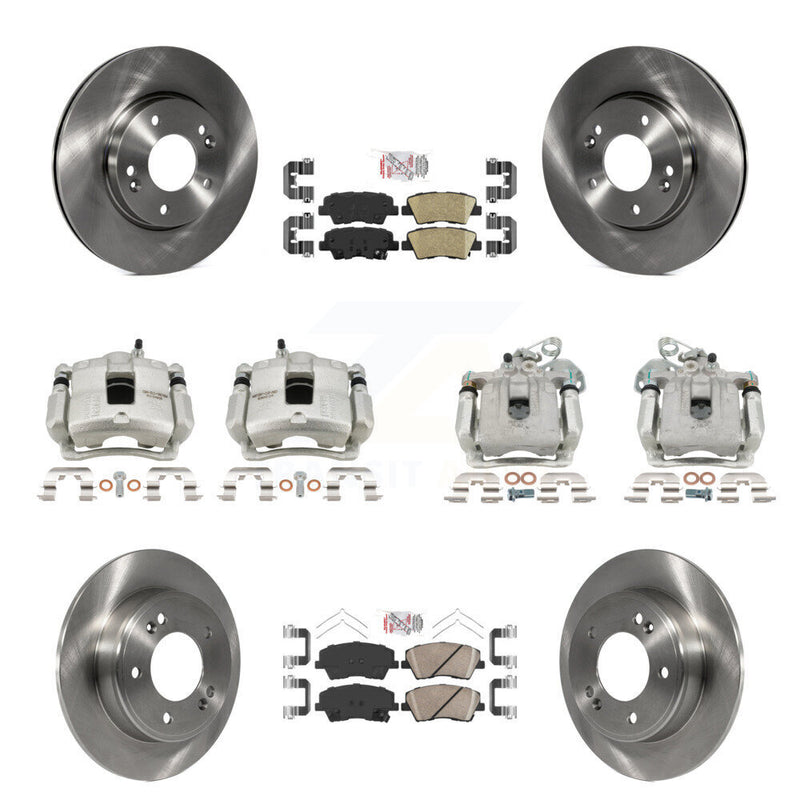 Transit Auto KC8-101749N Disc Brake Kit for 2017-2020 Hyundai Elantra - Front and Rear product image