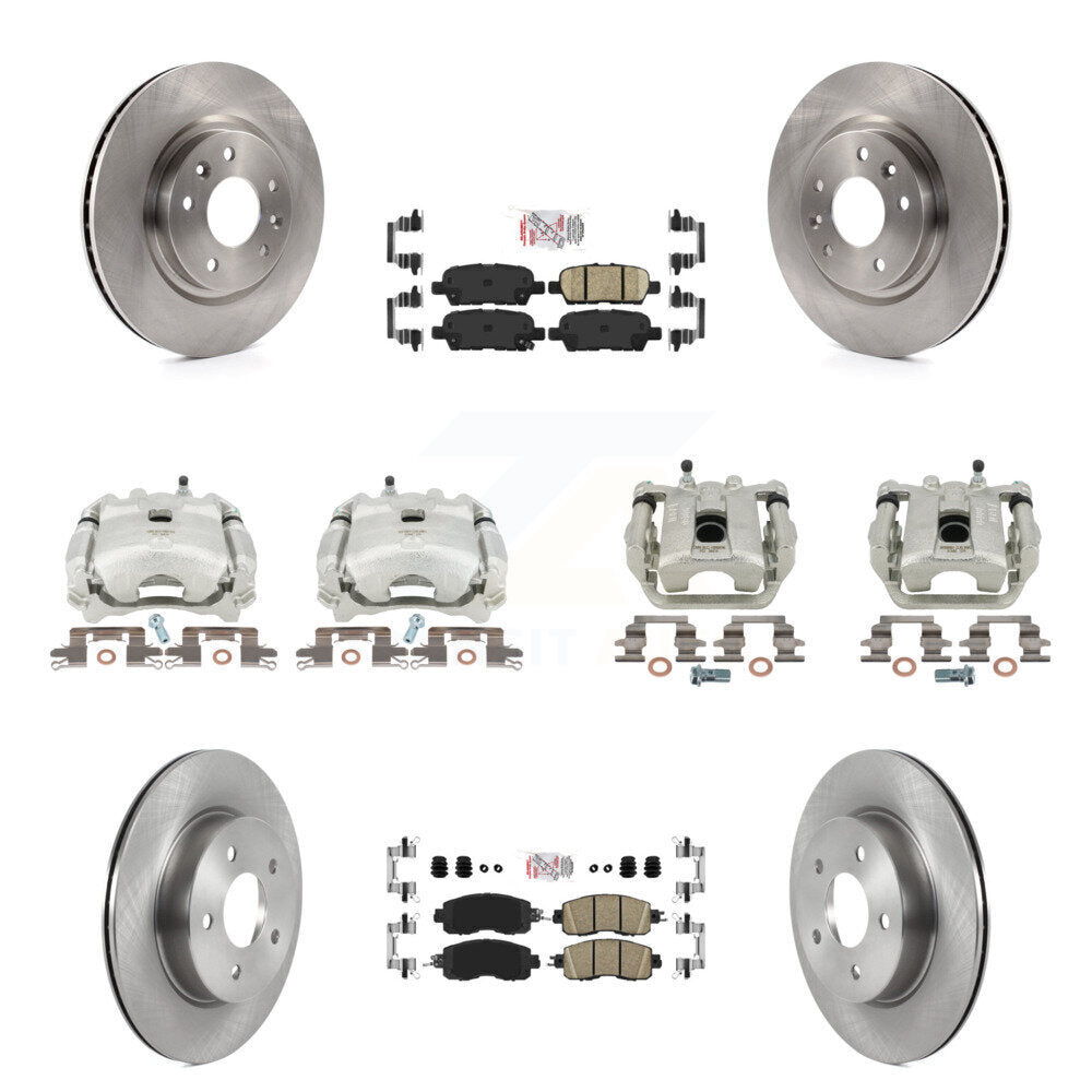 Transit Auto KC8-101756N Disc Brake Kit for 2017 Nissan LEAF - Front and Rear product image