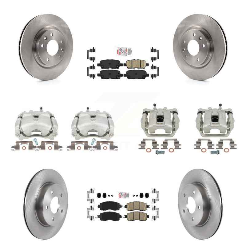 Transit Auto KC8-101756N Disc Brake Kit for 2017 Nissan LEAF - Front and Rear product image