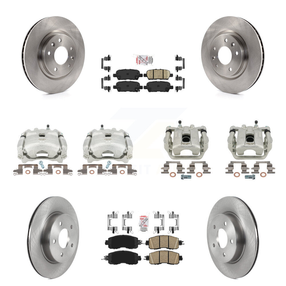 Transit Auto KC8-101757N Disc Brake Kit for 2017 Nissan LEAF - Front and Rear product image