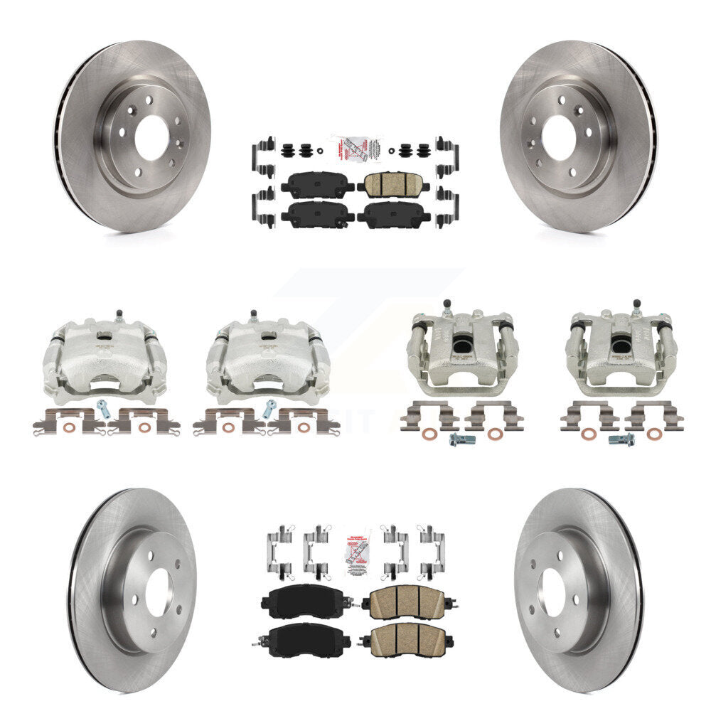 Transit Auto KC8-101759N Disc Brake Kit for 2017 Nissan LEAF - Front and Rear product image