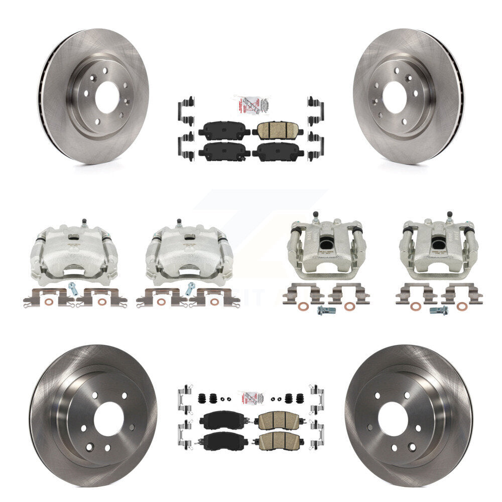 Transit Auto KC8-101760N Disc Brake Kit for 2015-2017 Nissan LEAF - Front and Rear product image