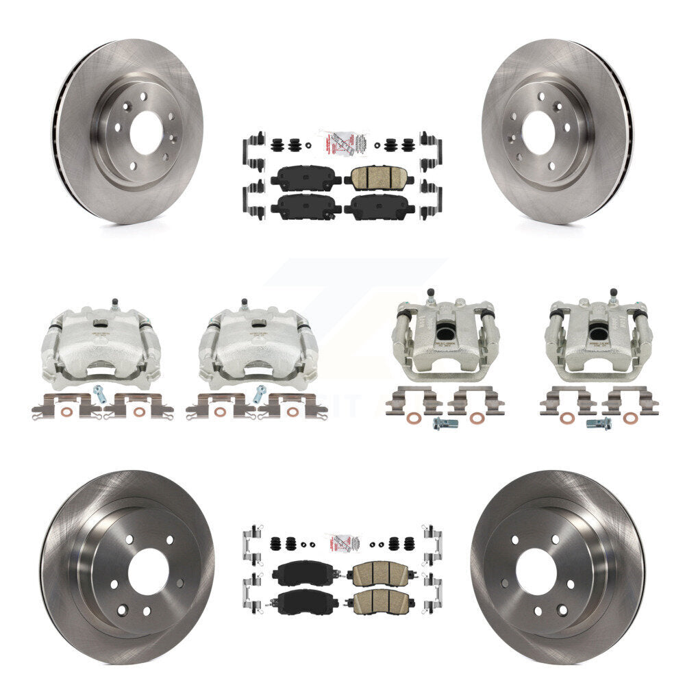 Transit Auto KC8-101762N Disc Brake Kit for 2015-2017 Nissan LEAF - Front and Rear product image