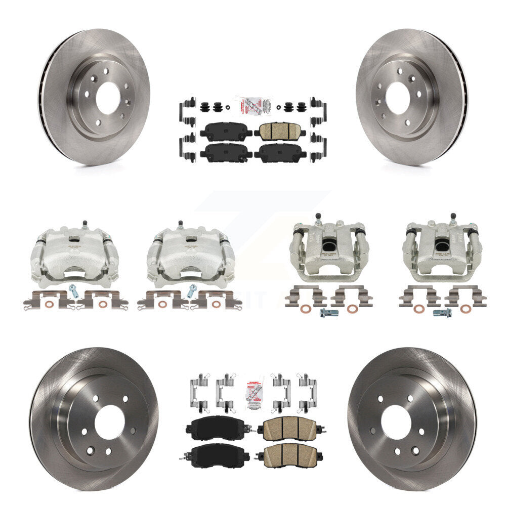 Transit Auto KC8-101763N Disc Brake Kit for 2015-2017 Nissan LEAF - Front and Rear product image