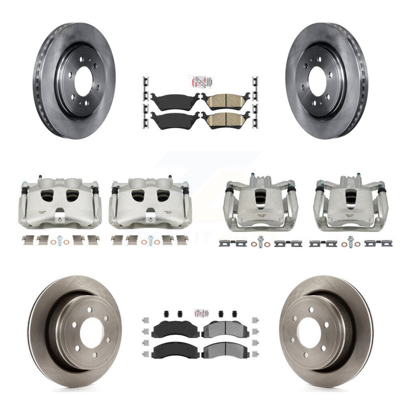Transit Auto KC8-101788N Disc Brake Kit for 2012-2017 Ford F-150 - Front and Rear product image