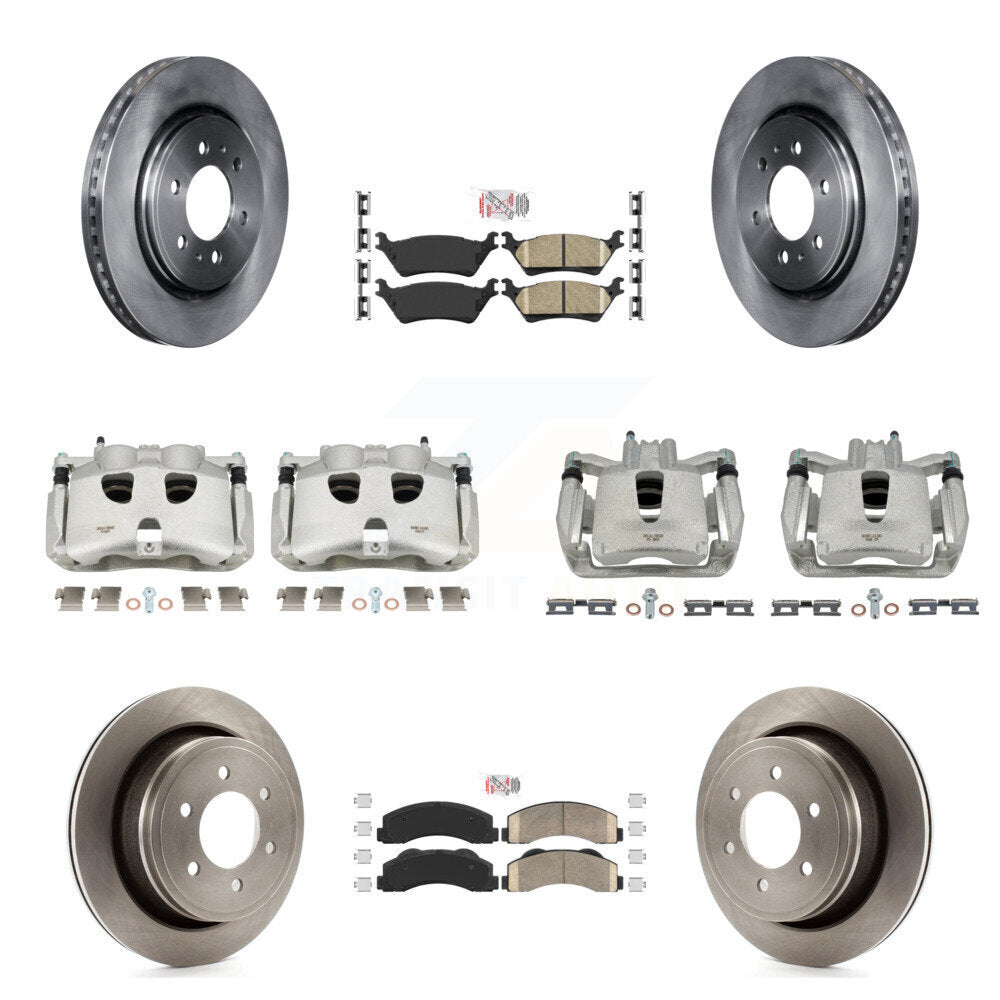 Transit Auto KC8-101789N Disc Brake Kit for 2012-2017 Ford F-150 - Front and Rear product image