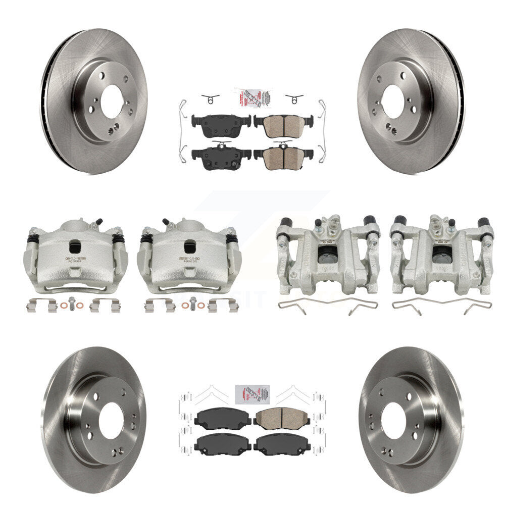 Transit Auto KC8-101797N Disc Brake Kit for 2016-2021 Honda Civic - Front and Rear product image