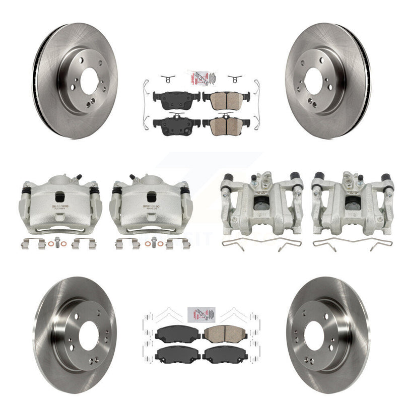 Transit Auto KC8-101797N Disc Brake Kit for 2016-2021 Honda Civic - Front and Rear product image