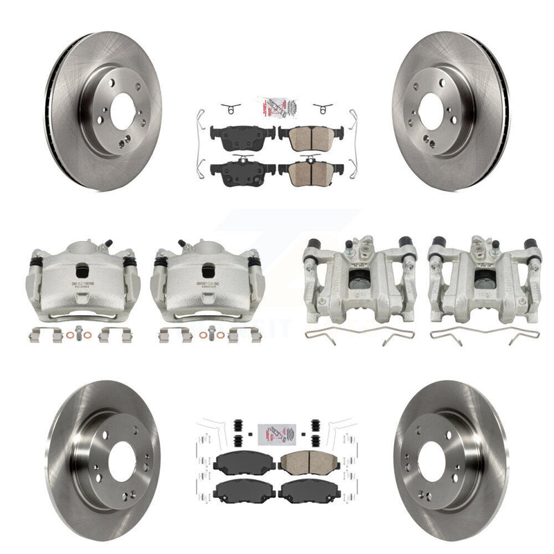 Transit Auto KC8-101798N Disc Brake Kit for 2016-2021 Honda Civic - Front and Rear product image