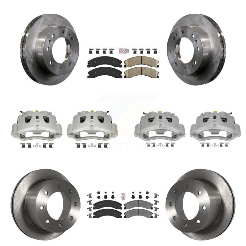 Transit Auto KC8-101800N Disc Brake Kit for 2011-2019 Chevrolet Silverado 3500 HD, GMC Sierra 3500 HD - Front and Rear product image