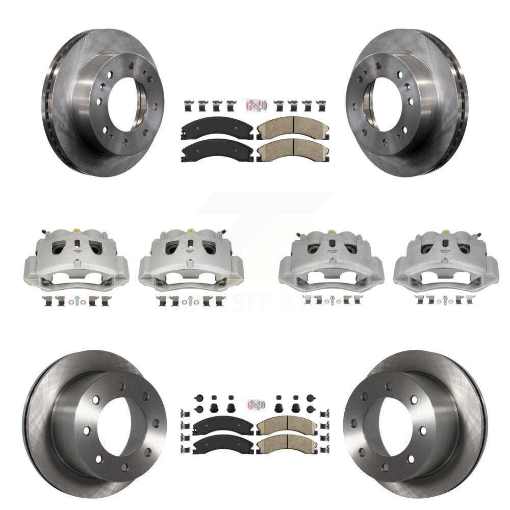 Transit Auto KC8-101801N Disc Brake Kit for 2011-2019 Chevrolet Silverado 3500 HD, GMC Sierra 3500 HD - Front and Rear product image