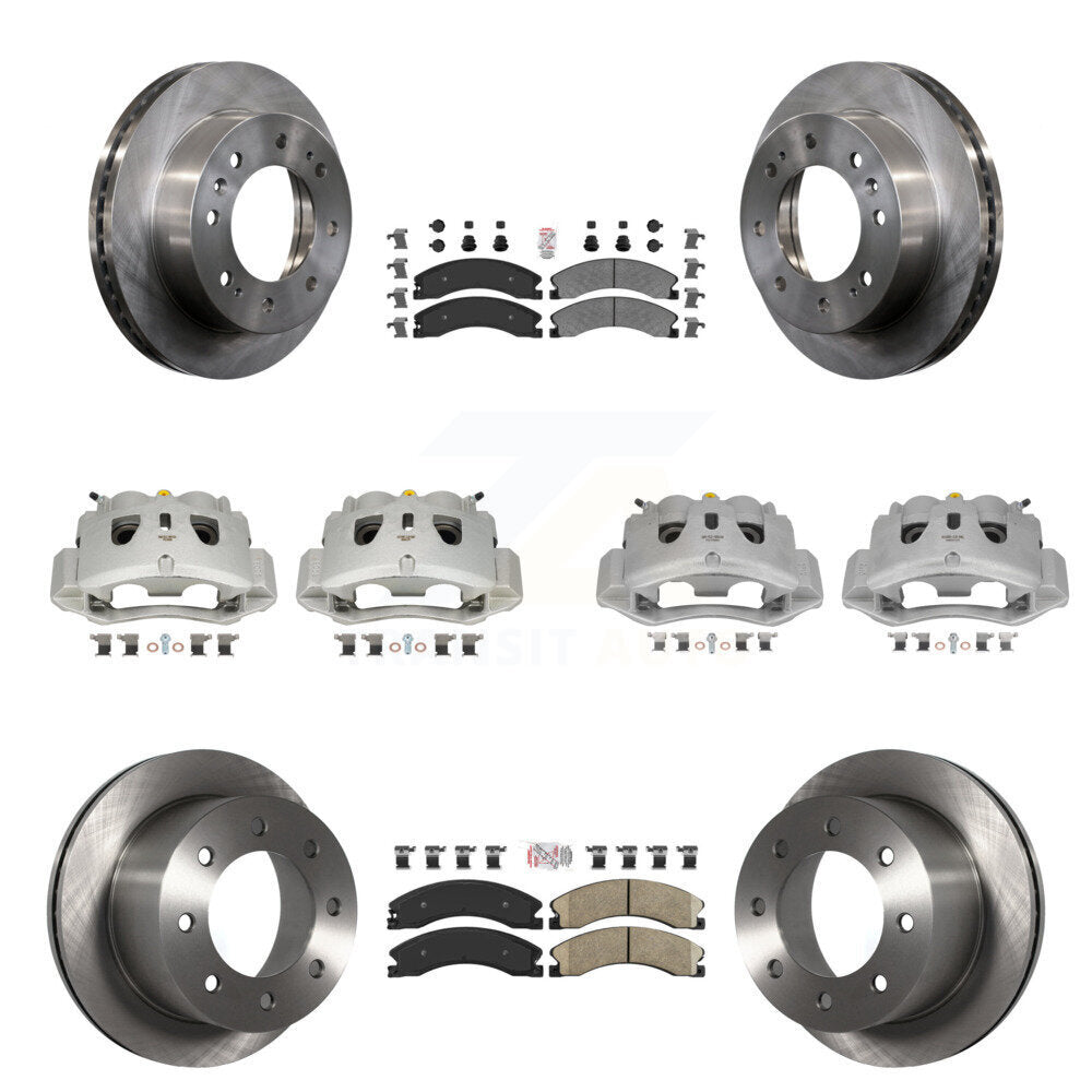 Transit Auto KC8-101802N Disc Brake Kit for 2011-2019 Chevrolet Silverado 3500 HD, GMC Sierra 3500 HD - Front and Rear product image