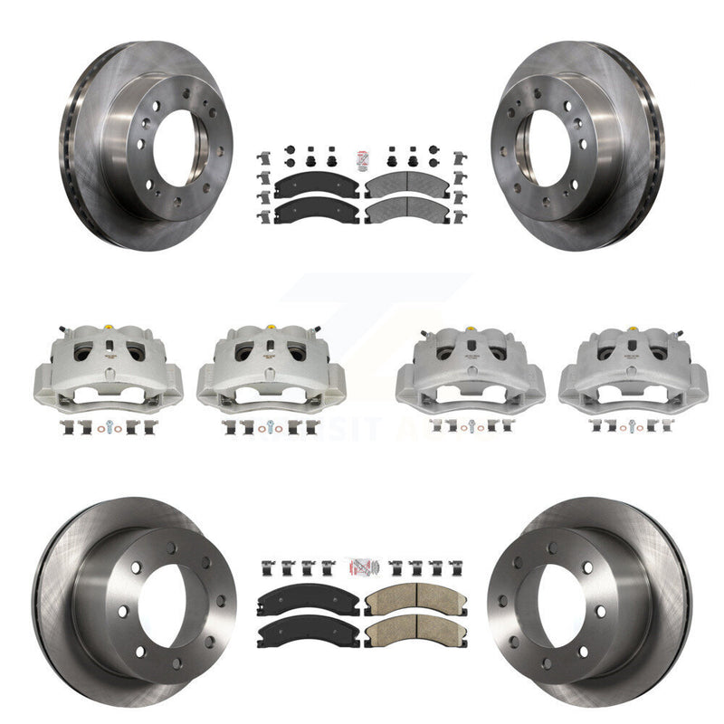 Transit Auto KC8-101802N Disc Brake Kit for 2011-2019 Chevrolet Silverado 3500 HD, GMC Sierra 3500 HD - Front and Rear product image