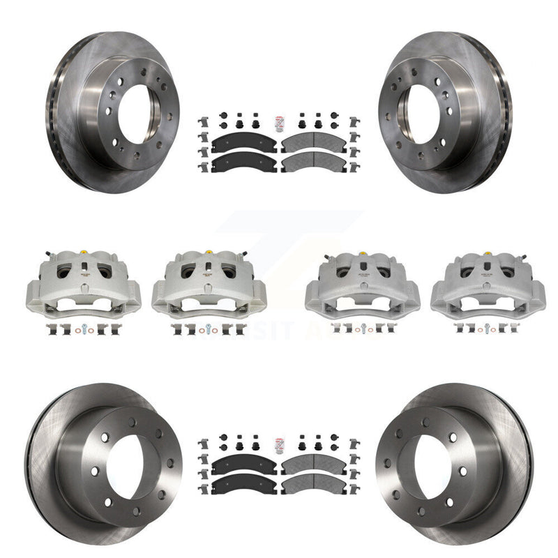 Transit Auto KC8-101803N Disc Brake Kit for 2011-2019 Chevrolet Silverado 3500 HD, GMC Sierra 3500 HD - Front and Rear product image