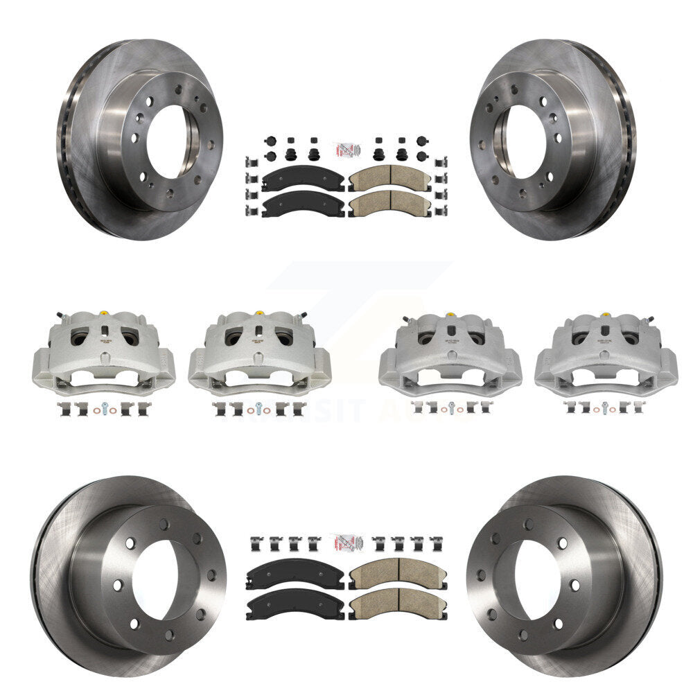 Transit Auto KC8-101805N Disc Brake Kit for 2011-2019 Chevrolet Silverado 3500 HD, GMC Sierra 3500 HD - Front and Rear product image