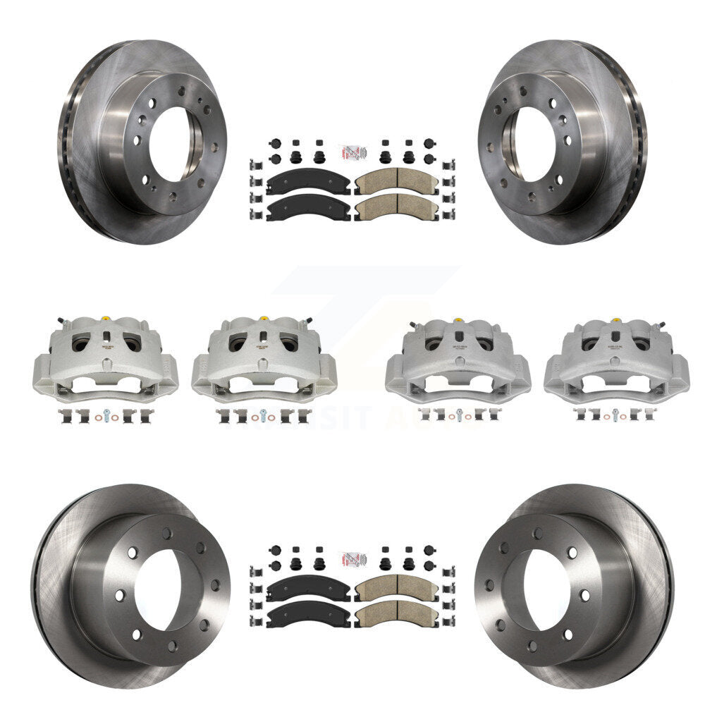 Transit Auto KC8-101807N Disc Brake Kit for 2011-2019 Chevrolet Silverado 3500 HD, GMC Sierra 3500 HD - Front and Rear product image