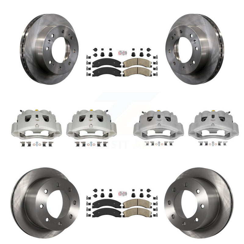 Transit Auto KC8-101807N Disc Brake Kit for 2011-2019 Chevrolet Silverado 3500 HD, GMC Sierra 3500 HD - Front and Rear product image