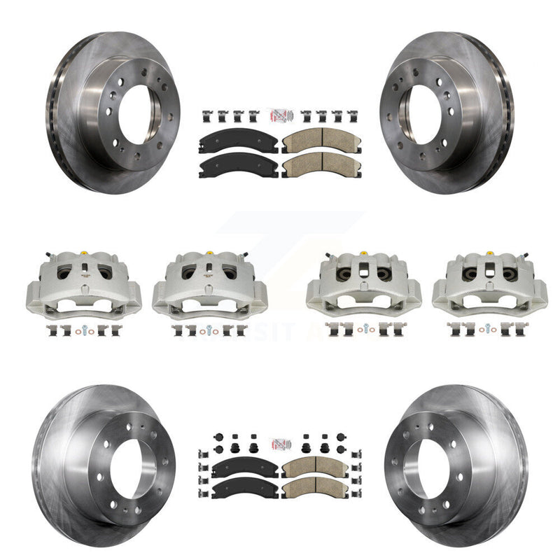 Transit Auto KC8-101810N Disc Brake Kit for 2011-2019 Chevrolet Suburban 3500 HD, Chevrolet Silverado 2500 HD, Chevrolet Silverado 3500 HD & more - Front and Rear product image