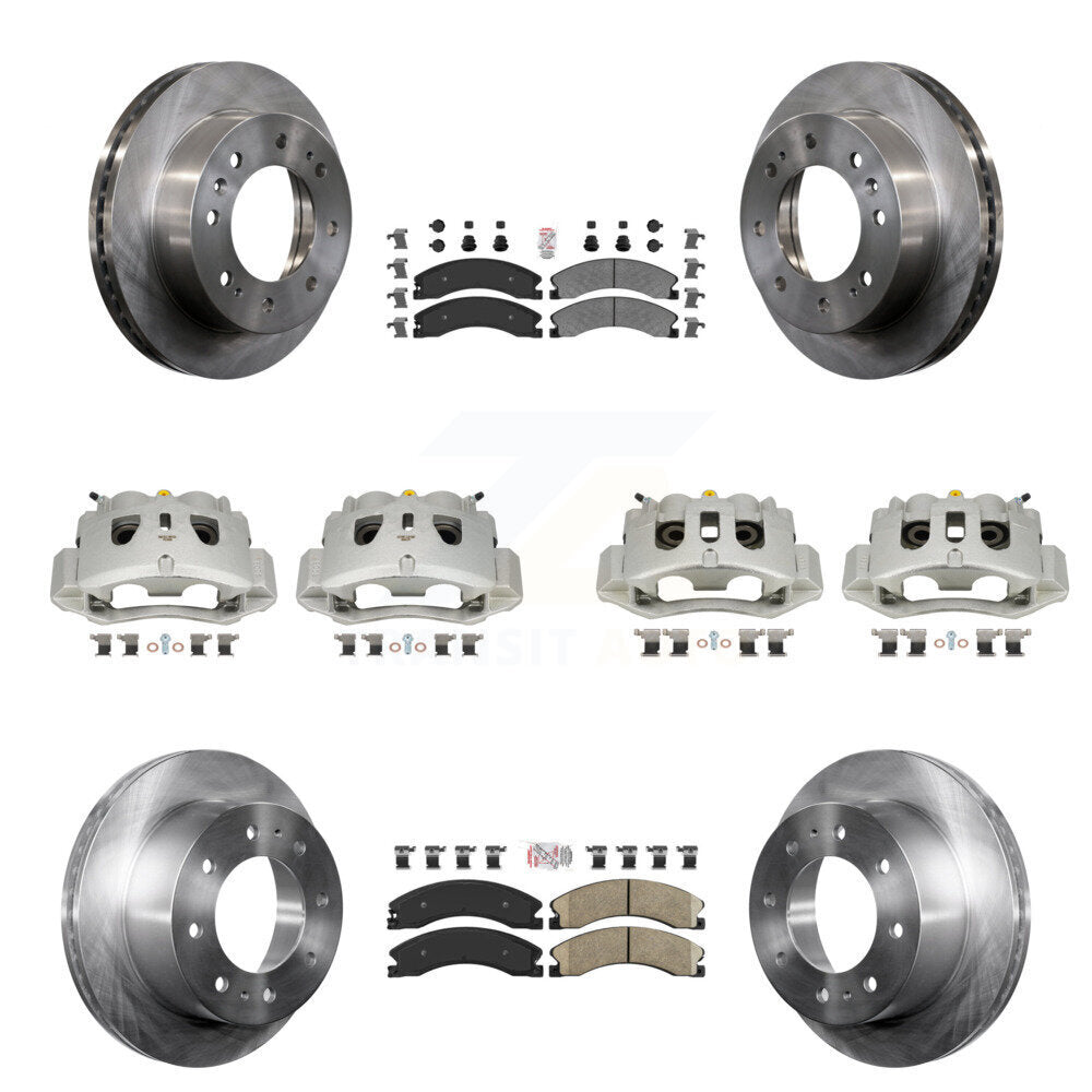Transit Auto KC8-101811N Disc Brake Kit for 2011-2019 Chevrolet Suburban 3500 HD, Chevrolet Silverado 2500 HD, Chevrolet Silverado 3500 HD & more - Front and Rear product image