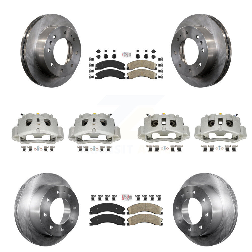 Transit Auto KC8-101814N Disc Brake Kit for 2011-2019 Chevrolet Suburban 3500 HD, Chevrolet Silverado 2500 HD, Chevrolet Silverado 3500 HD & more - Front and Rear product image