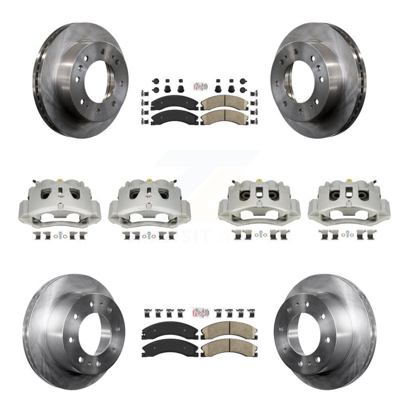 Transit Auto KC8-101814N Disc Brake Kit for 2011-2019 Chevrolet Suburban 3500 HD, Chevrolet Silverado 2500 HD, Chevrolet Silverado 3500 HD & more - Front and Rear product image