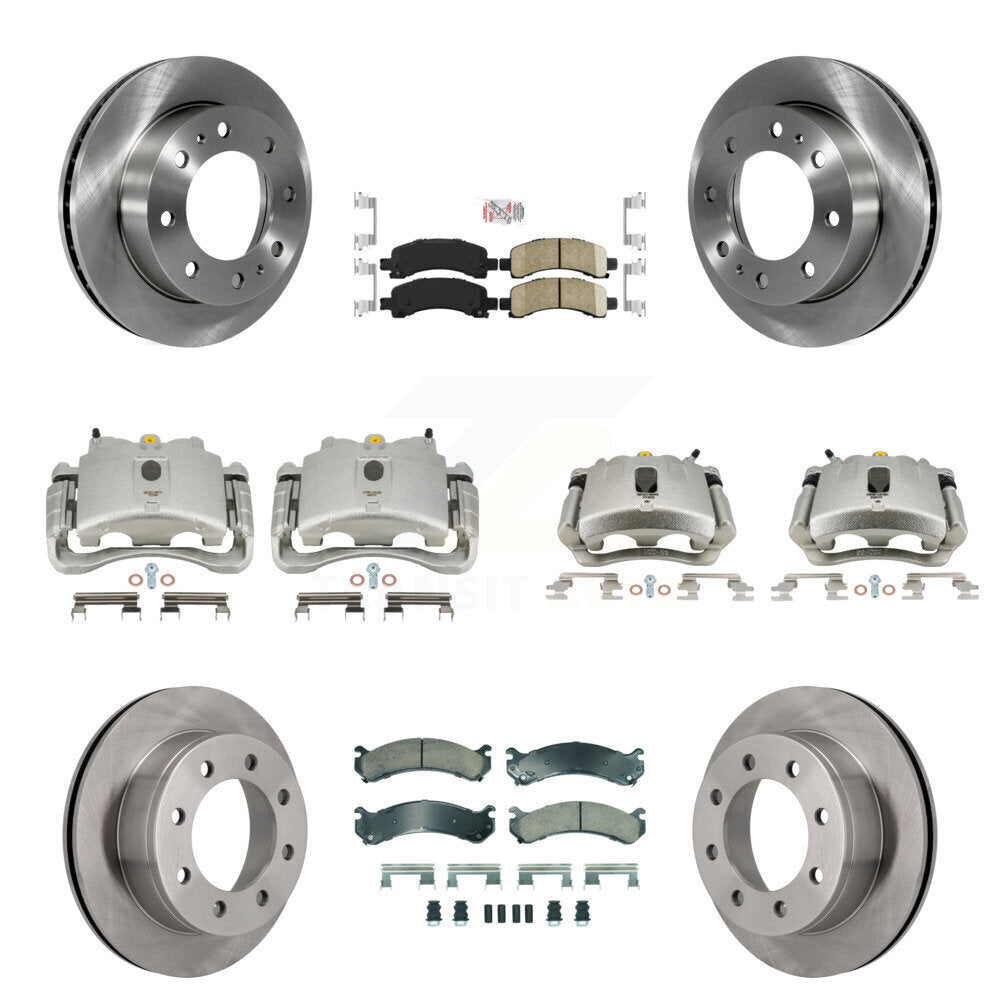 Transit Auto KC8-101825N Disc Brake Kit for 2007-2018 Chevrolet Express 2500, GMC Savana 2500 - Front and Rear product image