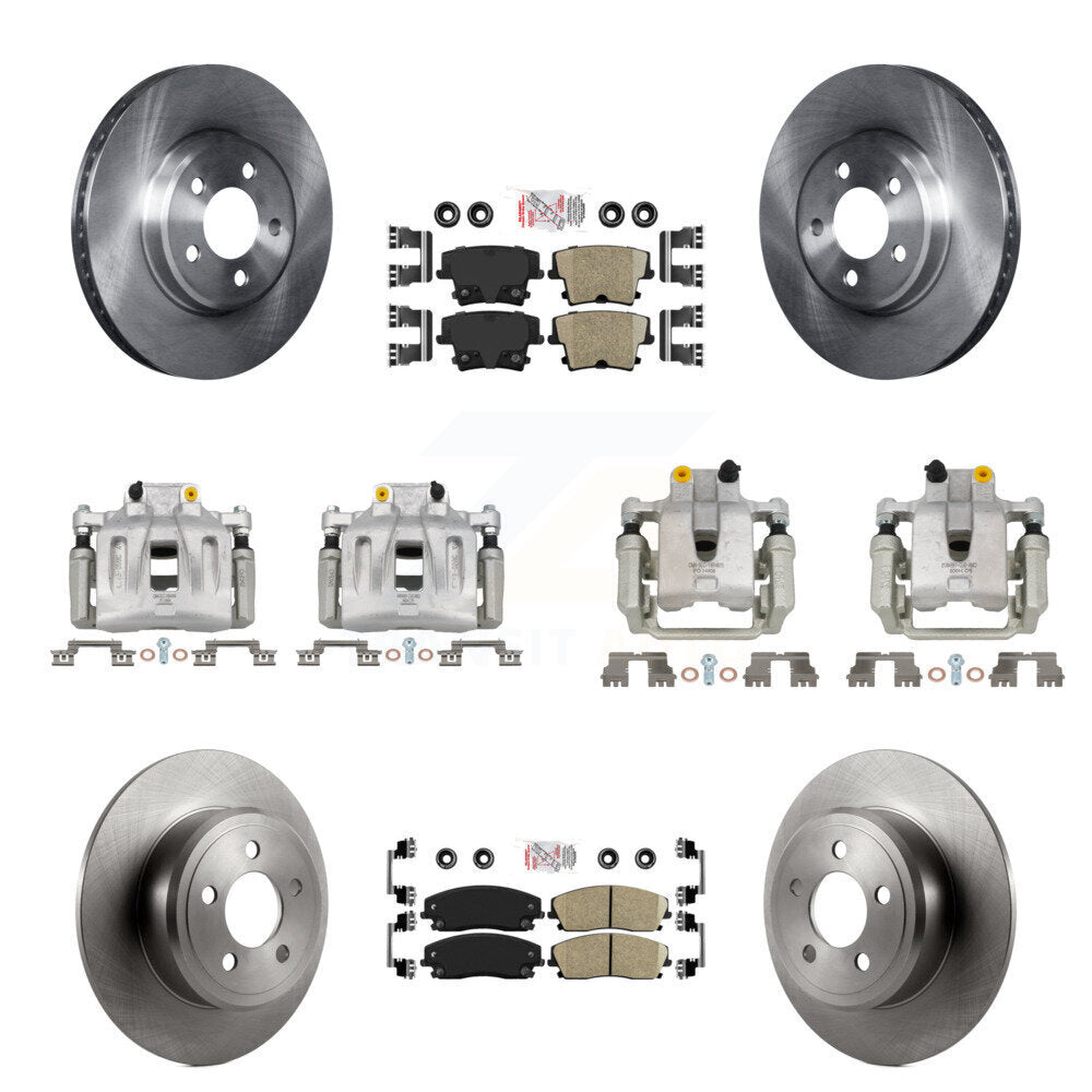 Transit Auto KC8-101839N Disc Brake Kit for 2005-2011 Chrysler 300, Dodge Challenger, Dodge Charger & more - Front and Rear product image