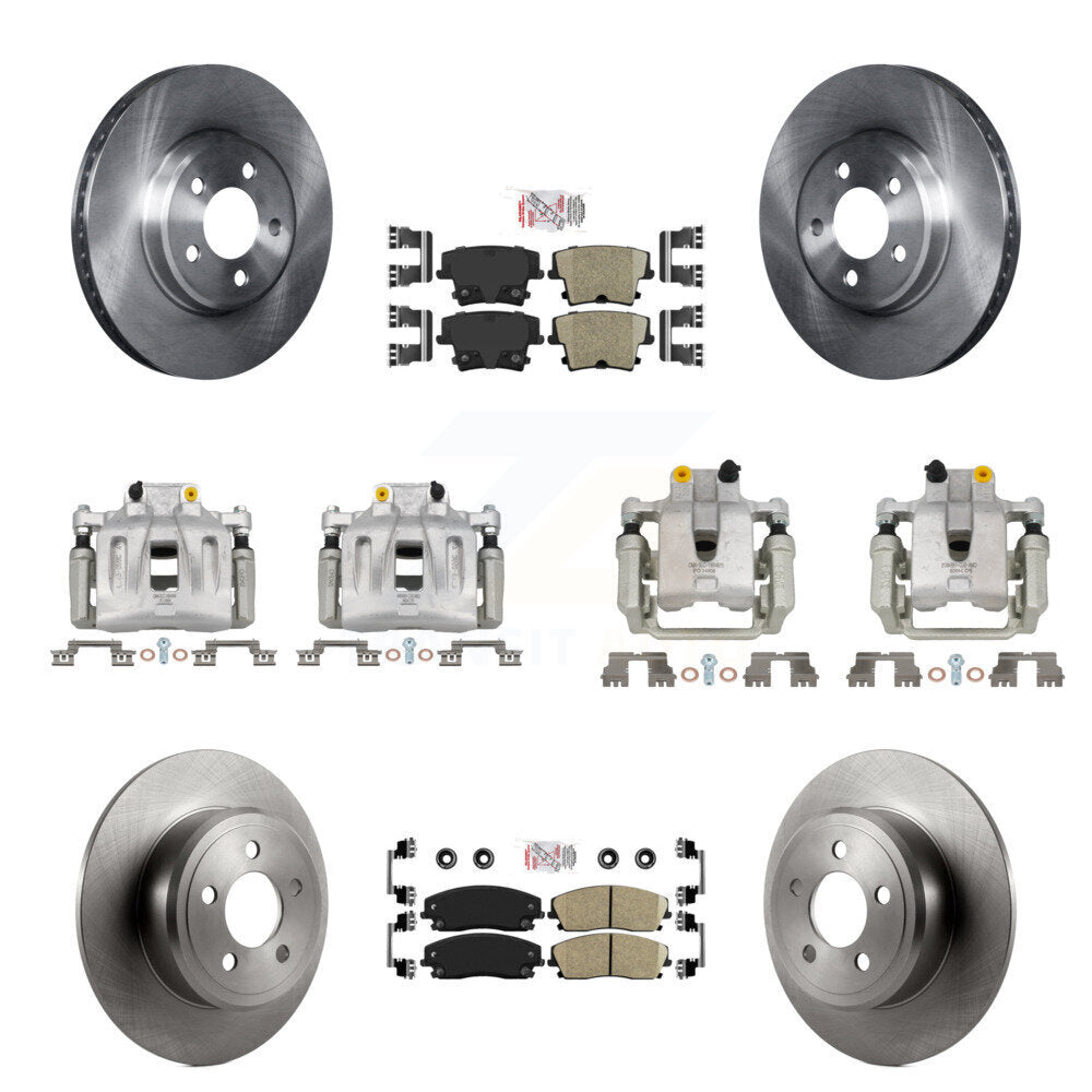 Transit Auto KC8-101841N Disc Brake Kit for 2005-2011 Chrysler 300, Dodge Challenger, Dodge Charger & more - Front and Rear product image